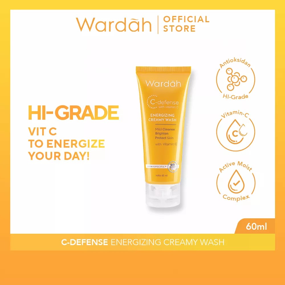 Wardah C Defense Energizing Creamy Wash