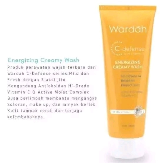 Wardah C Defense Ennergizing Creamy Wash