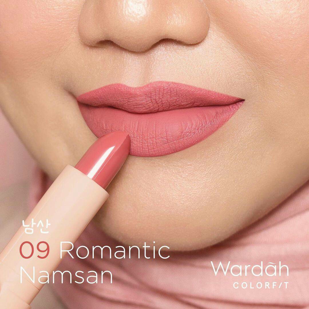 Wardah Colorfit Matte LipStick Korea Edition - 09 Romantic Namsan