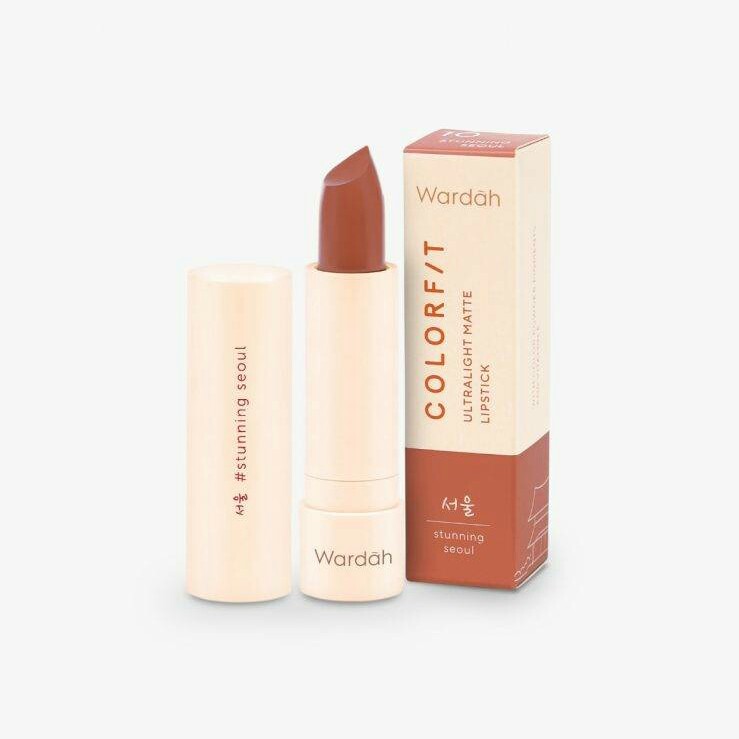 Wardah Colorfit Matte LipStick Korea Edition - 10 Stunning Seoul 2