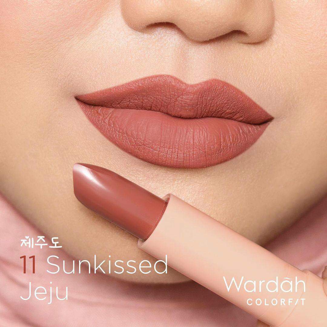 Wardah Colorfit Matte LipStick Korea Edition - 11 Sunkissed Jeju