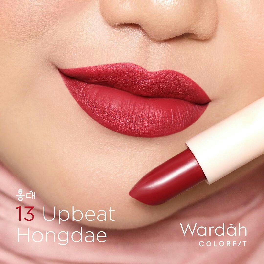 Wardah Colorfit Matte LipStick Korea Edition - 13 Upbeat Hongdae