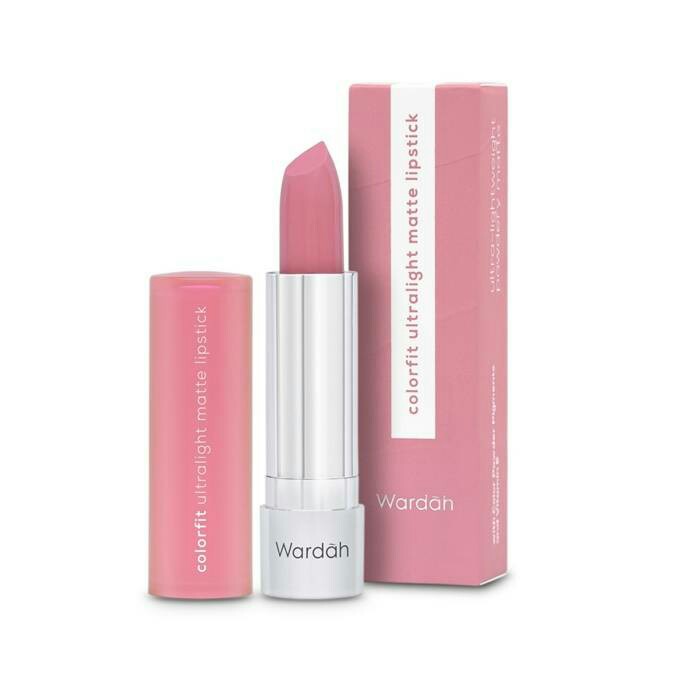 Wardah Colorfit Ultralight Matte LipStick - 01 Parfait Pink