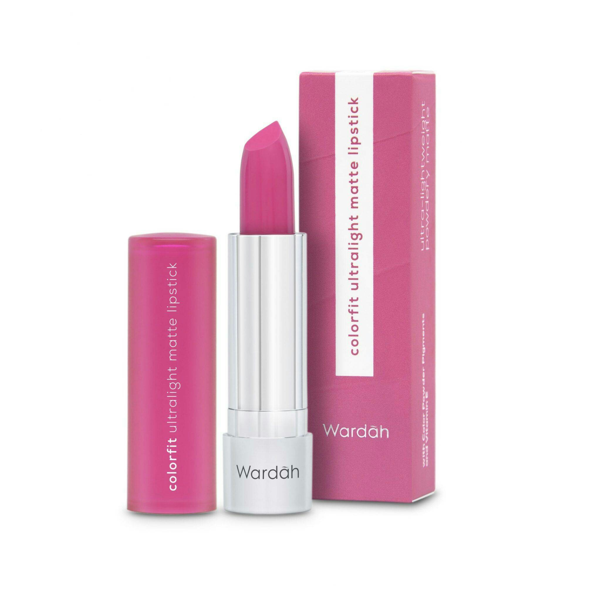 Wardah Colorfit Ultralight Matte LipStick - 06 Punch Fushia