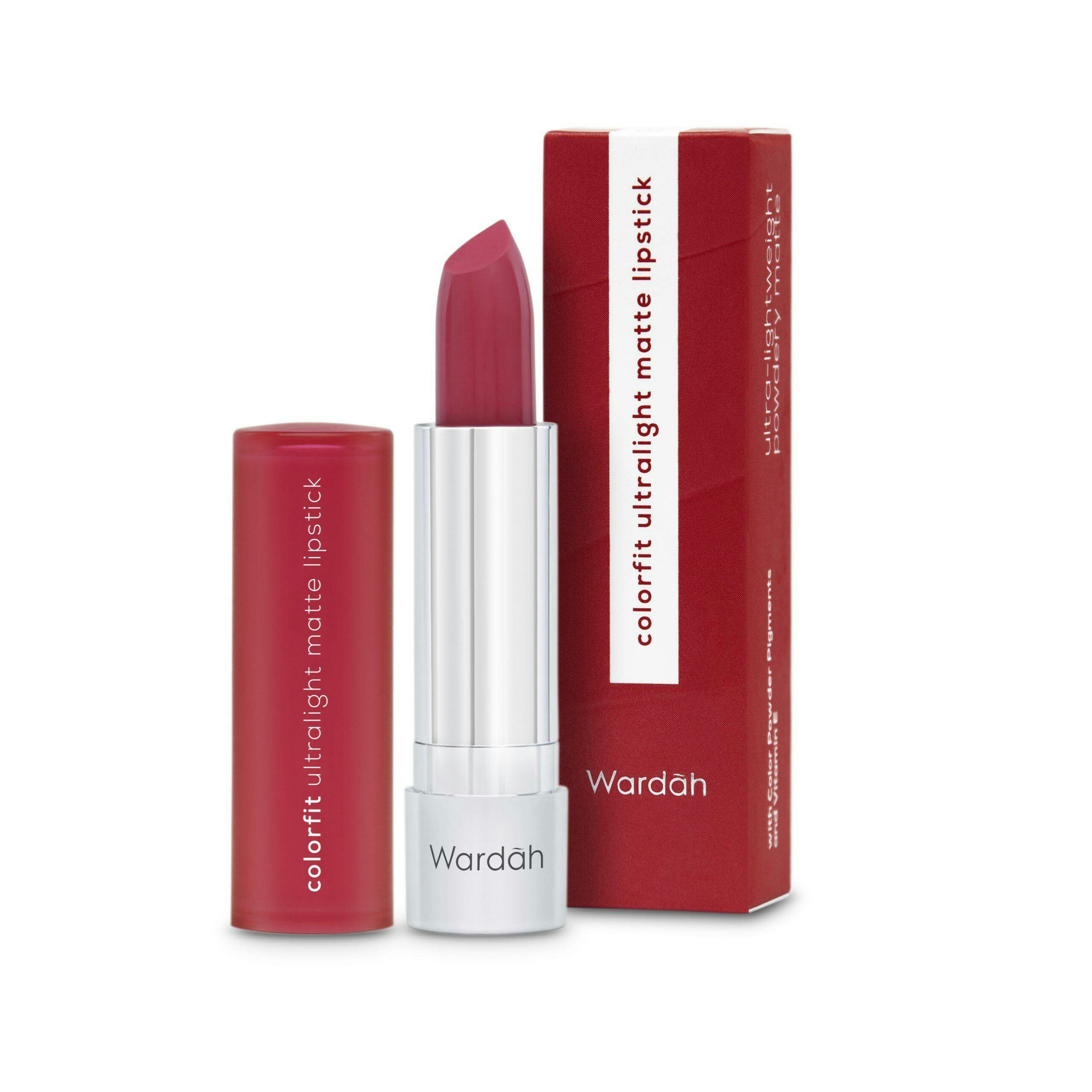 Wardah Colorfit Ultralight Matte LipStick - 07 Chimson Red