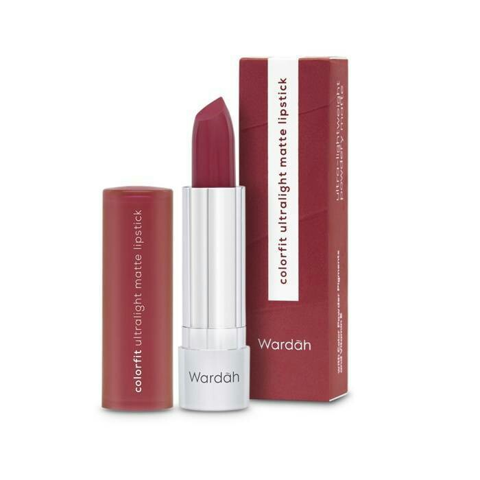 Wardah Colorfit Ultralight Matte LipStick - 08 Woodsy Brown