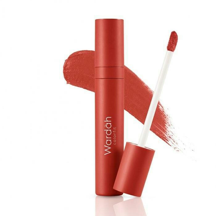 Wardah Colorfit Velvet Matte LipMousse - 12 Chic Terracotta