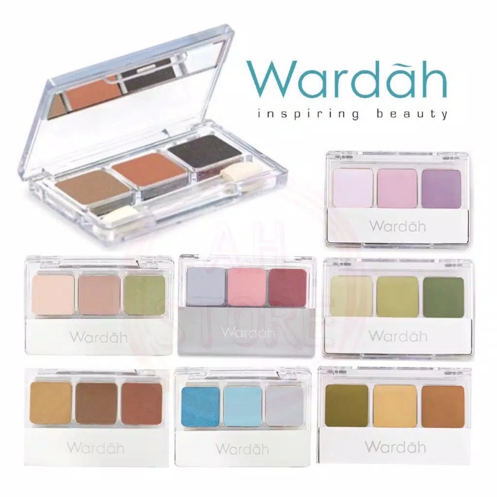 Wardah Eye Shadow Seri A B C D E F G H I J K L M N