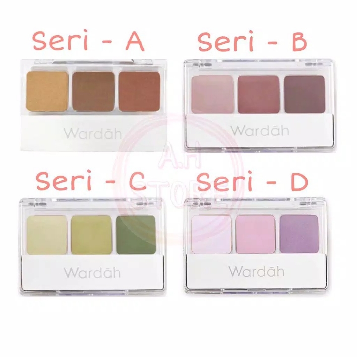 Wardah Eye Shadow Seri A B C D E F G H I J K L M N 2