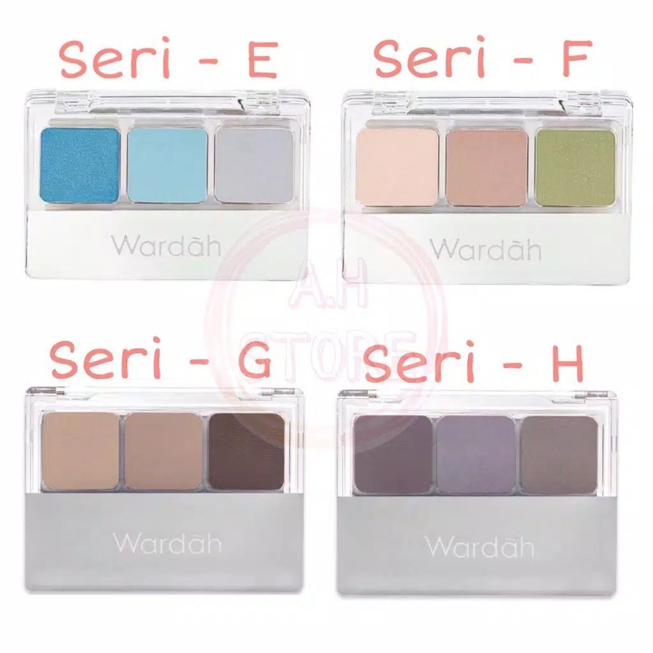 Wardah Eye Shadow Seri A B C D E F G H I J K L M N 3