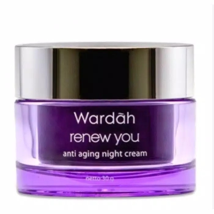 Wardah Renew You Night Cream Anti Aging 30 GRAM Malam Besar