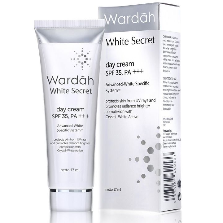 Wardah White Secret Day Cream Tube 17ml