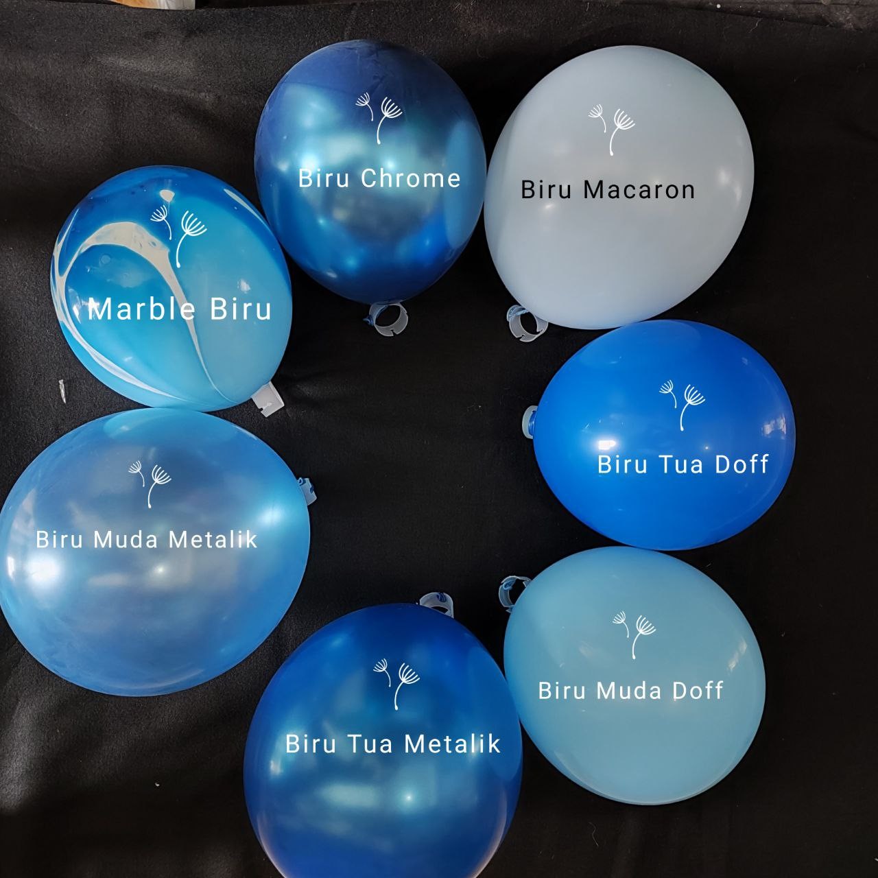 Warna Balon Biru