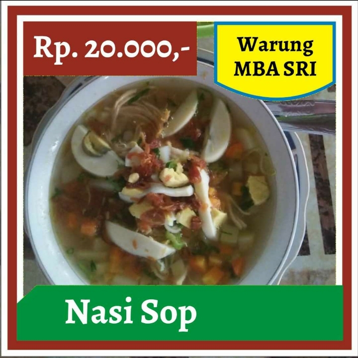 Warung Mba Sri-Nasi Sop