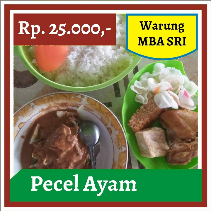 Warung Mba Sri-Pecel Ayam