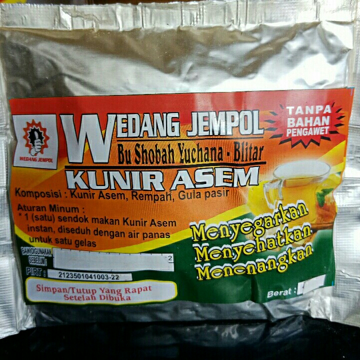 Wedang Jahe Kunir Asem 100gr