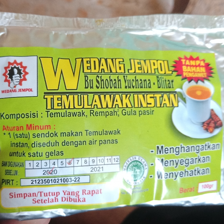 Wedang Jempol Temulawak Instan