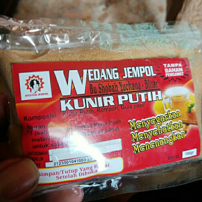 Wedang Kunir Putih 100gr