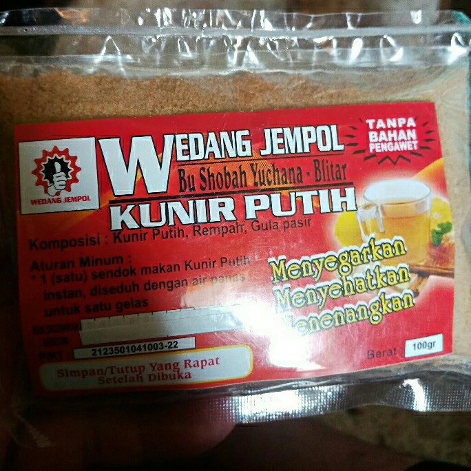 Wedang Kunir Putih 100gr