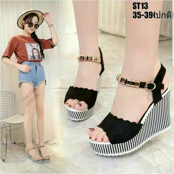 Wedges HR05 Hitam