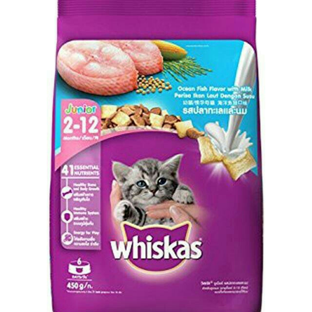 Whiskas Junior Tuna 450 Gram