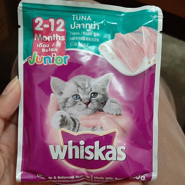 Whiskas Tuna Pouch 80gr 
