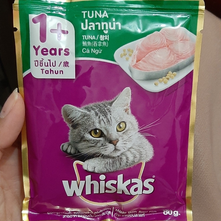 Whiskas Tuna Pouch 80gr