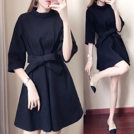 Winter Dress Black