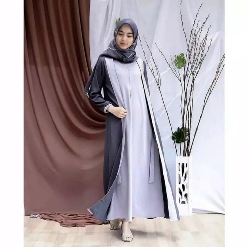Wirasha Maxi Baju Gamis Pakaian Wanita Dress Fashion Muslim 3