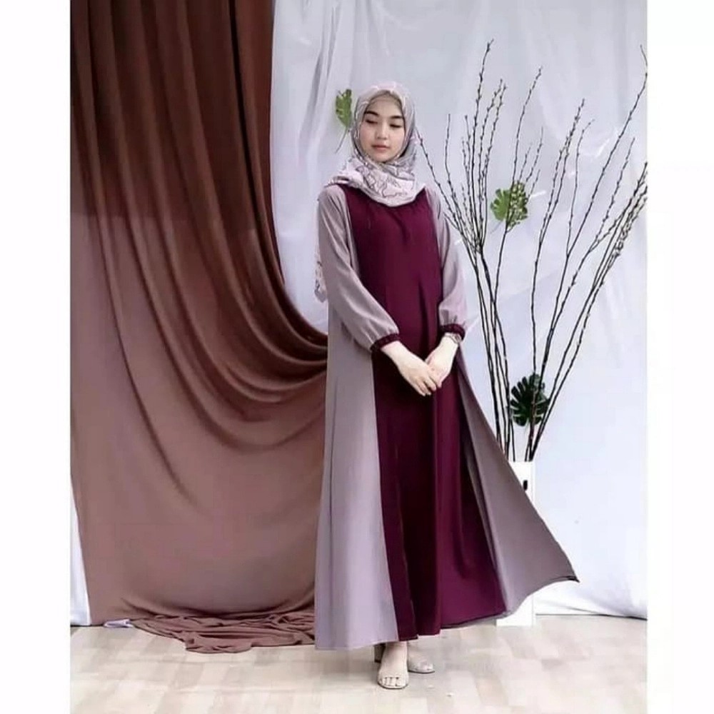 Wirasha Maxi Baju Gamis Pakaian Wanita Dress Fashion Muslim 5