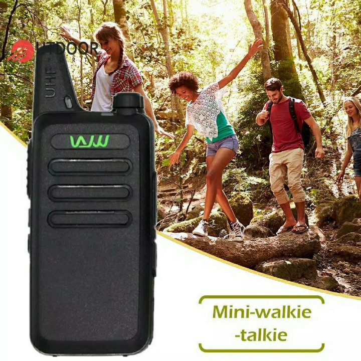 Wln kd-c1 Walkie-talkie Mini Portable UHF 400-470MHz untuk Outdoor 2