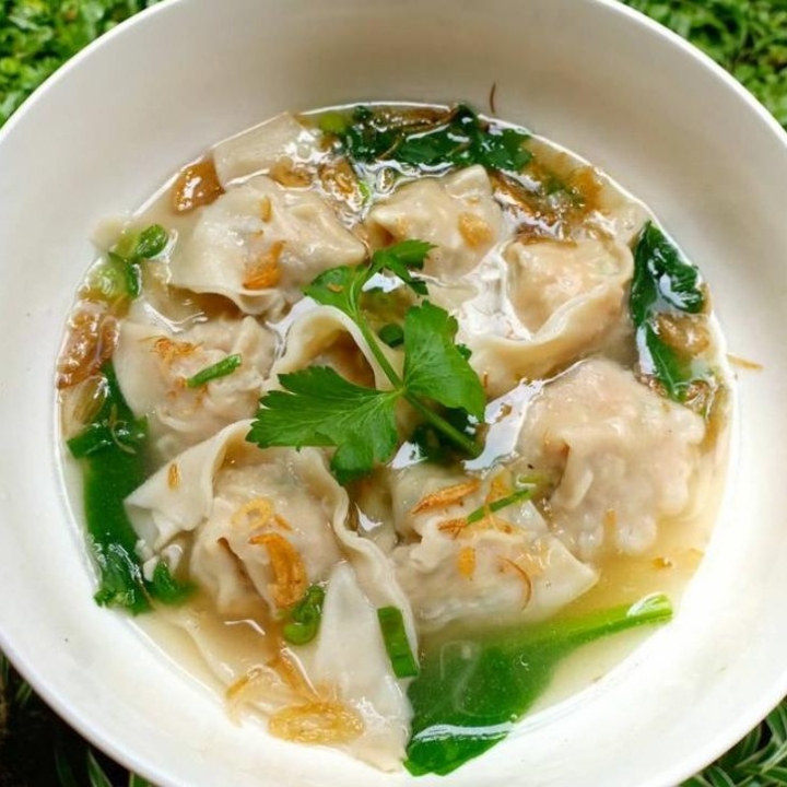 Wonton Pangsit Ayam Udang Kuah Gurih