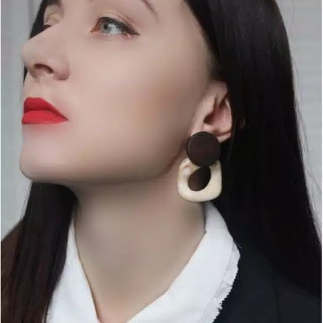 Wood Resin Earing