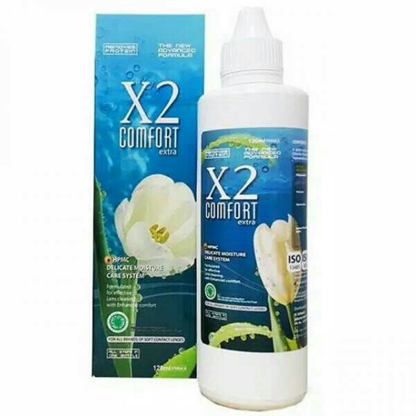X2 Comfort 120ml  Air Pencuci Softlens