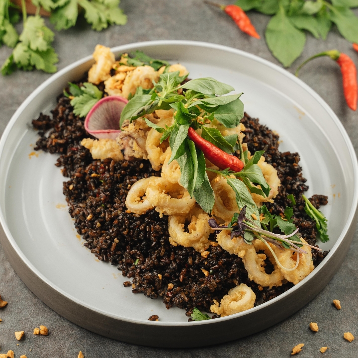 XO Black Squid Ink Fried Rice