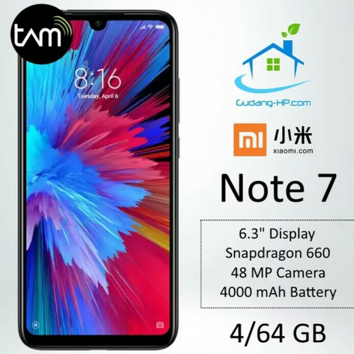 Xiaomi Not 7 4 GB