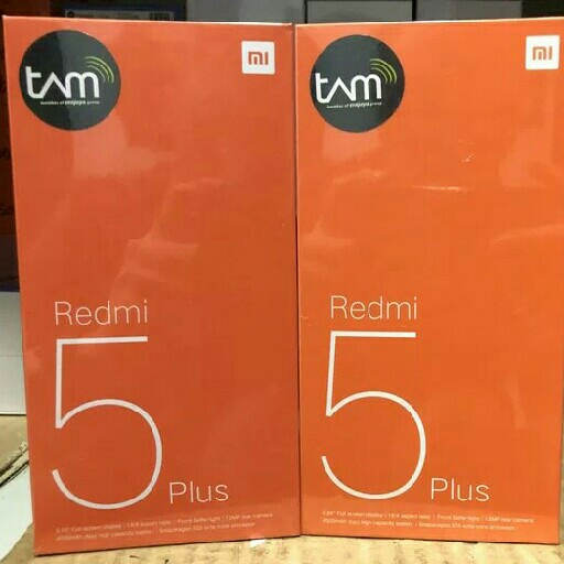 Xiaomi Redmi 5 Plus 3-32gb Garansi Resmi TAM 1TAHUN