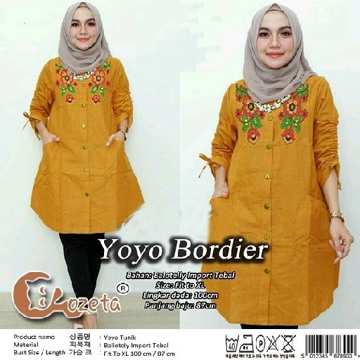 YOYO TUNIK MUSTARD