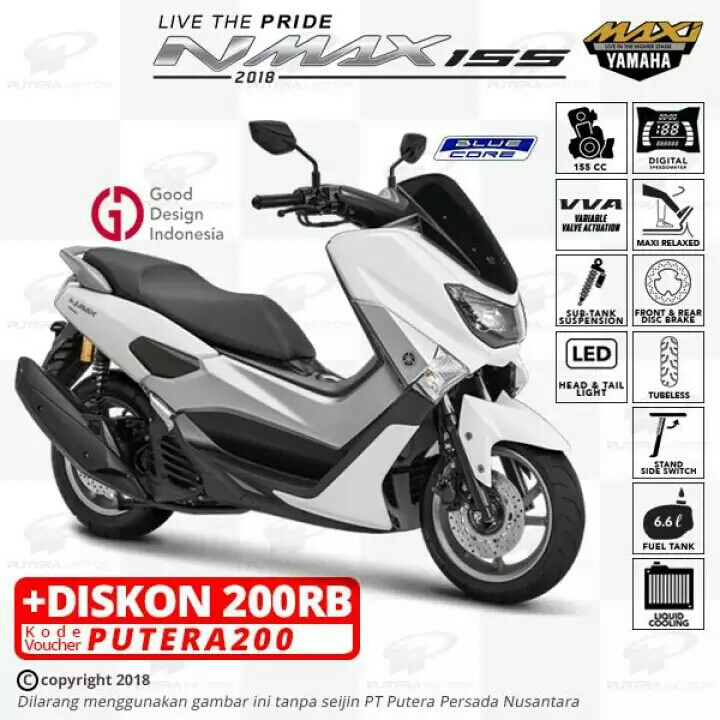 Yamaha NEW NMax Non ABS - OTR JKT  TGR