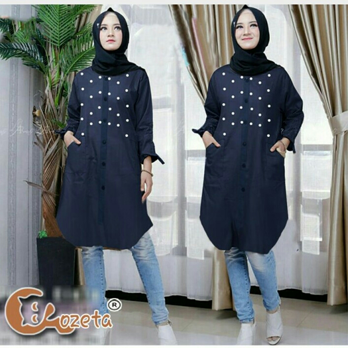 Yufifi Tunik Navy