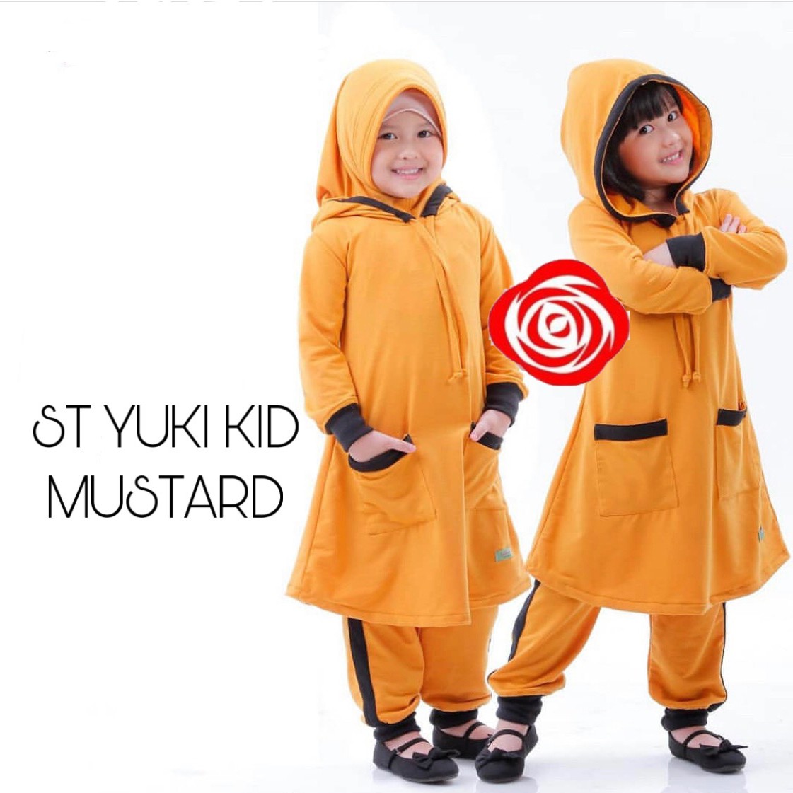 Yuki Kid Setelan Muslim Anak Perempuan Usia 5-7 Tahun 3