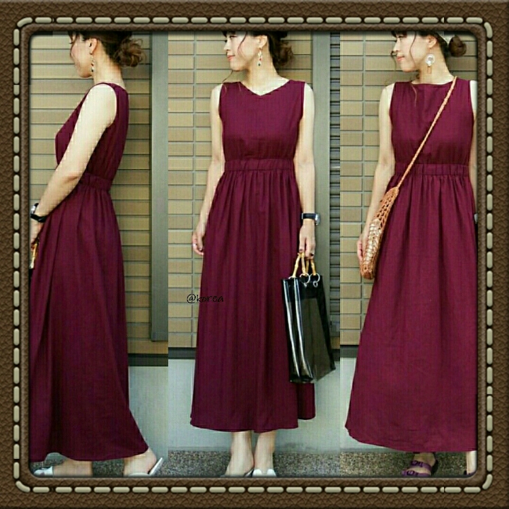 Yunna Maxi Maroon