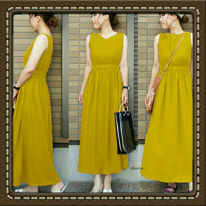 Yunna Maxi Mustard