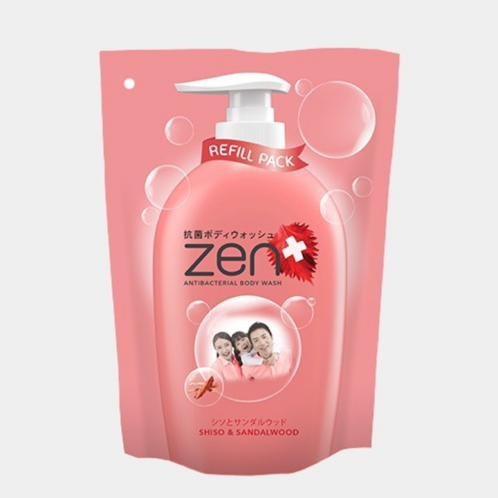 ZEN Body Wash Shiso  Sandalwood Refill 450ml