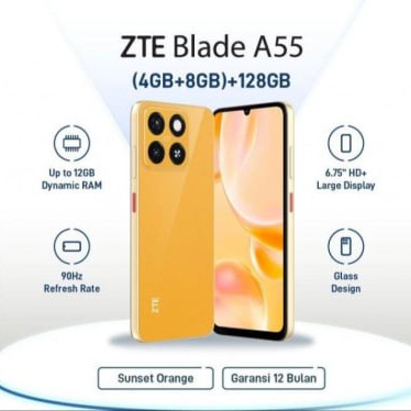 BLADE A55 RAM 4GB ROM 128GB