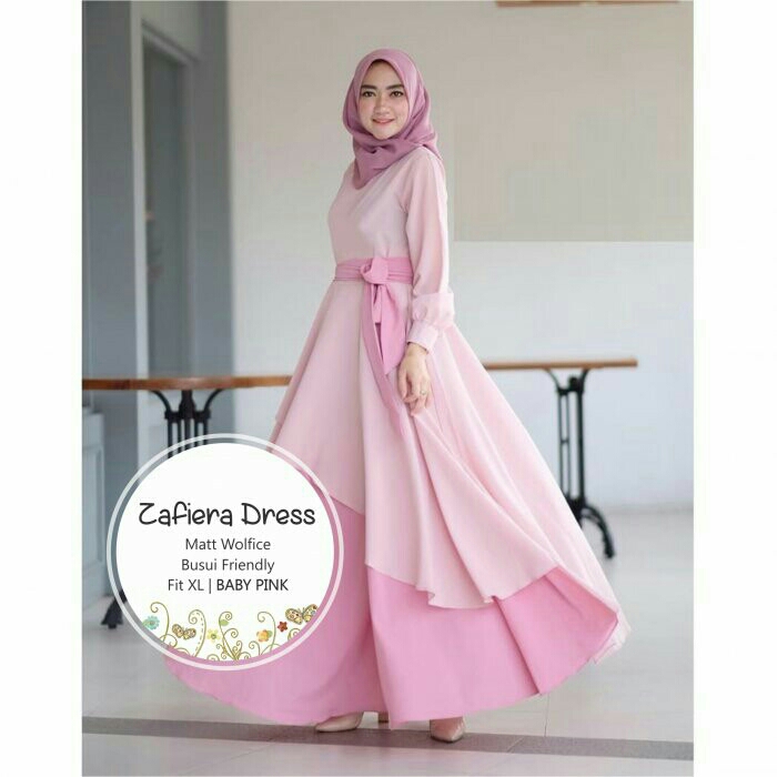 Zafiera Dress Baby Pink