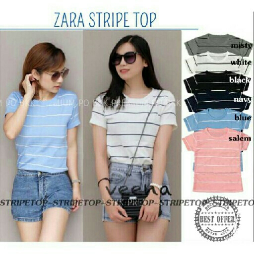 Zara Stripe Top