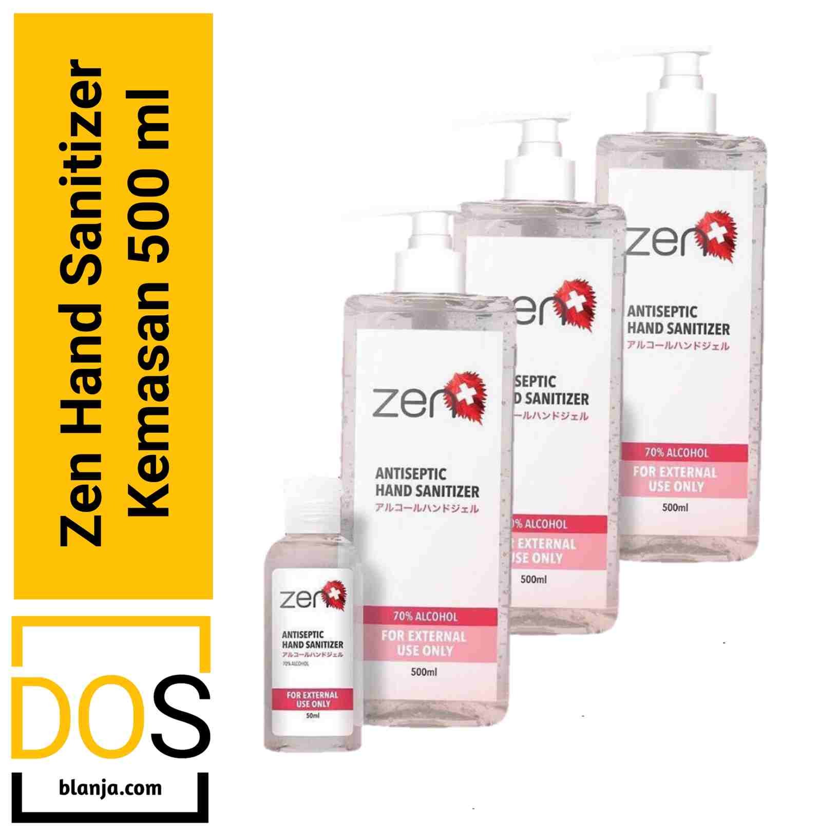 Zen Hand Sanitizer 500 ml