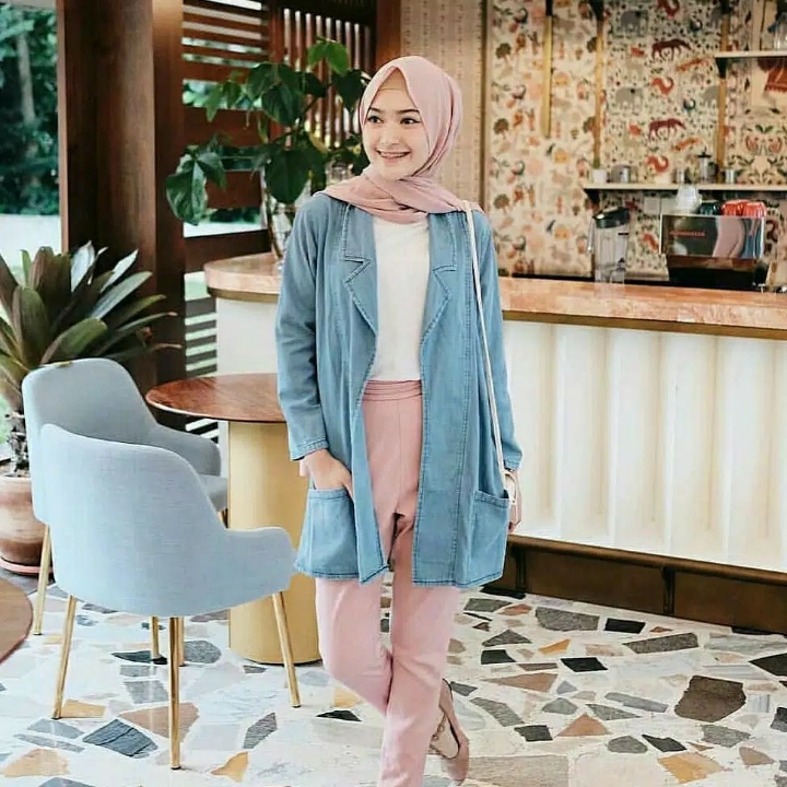 Ziga Parka Jaket  Soft Jeans  Best Seller