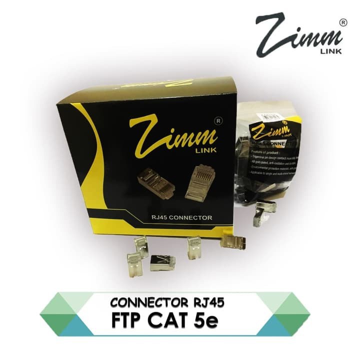 Zimm Link Connector FTP RJ45 CAT5e 2